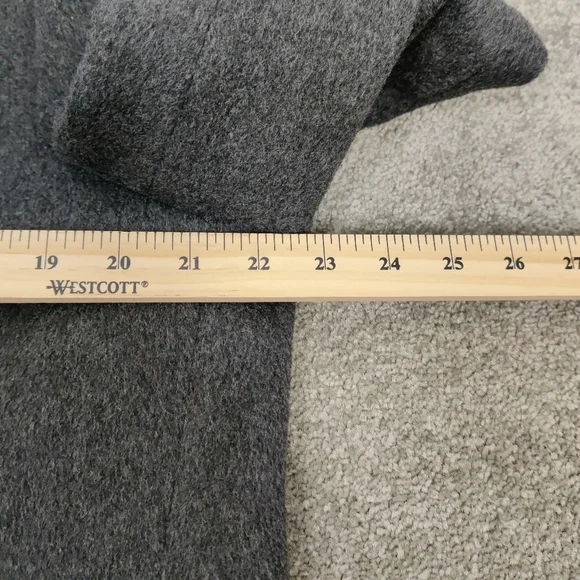 Vintage Boulevard Club Men's Long Wool & Cashmere Coat in Gray Size 42R Office - Picture 6 of 10